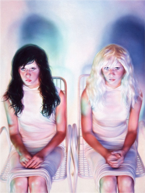 "Double-Back", olieverf op linnen, 120x100cm © Anya Janssen
