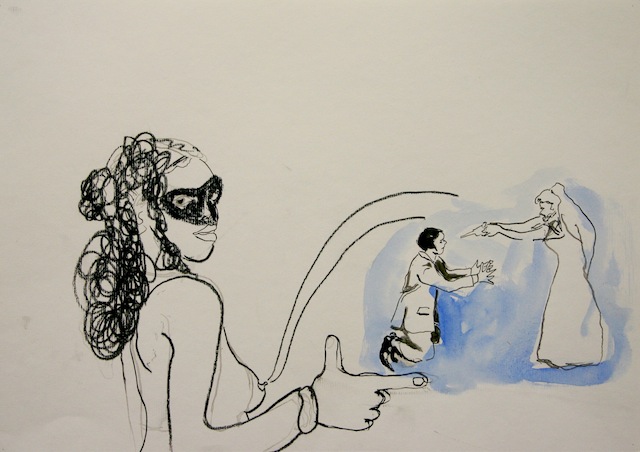 14 witte van h. tekening