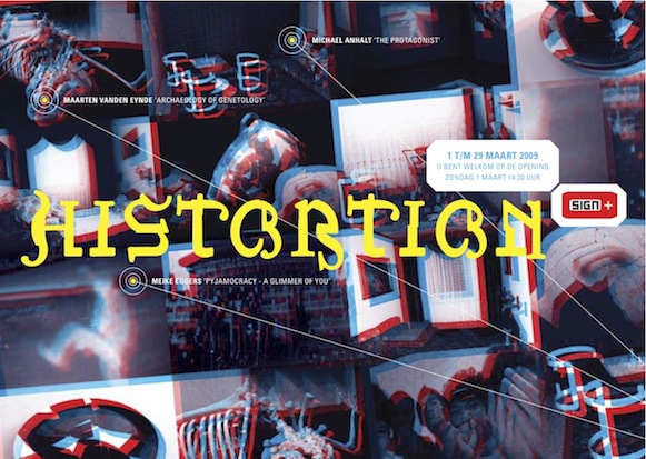 1 histortion flyer voor