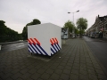 13 Sil Krol - White box with Blue and Orange stripes, 2010