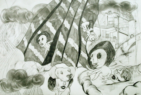 7b Chiaki Kamikawa A september night 2007 32x48
